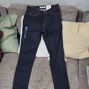 Tommy Hilfiger Women's Deep Indigo Skinny Stretch Jeans